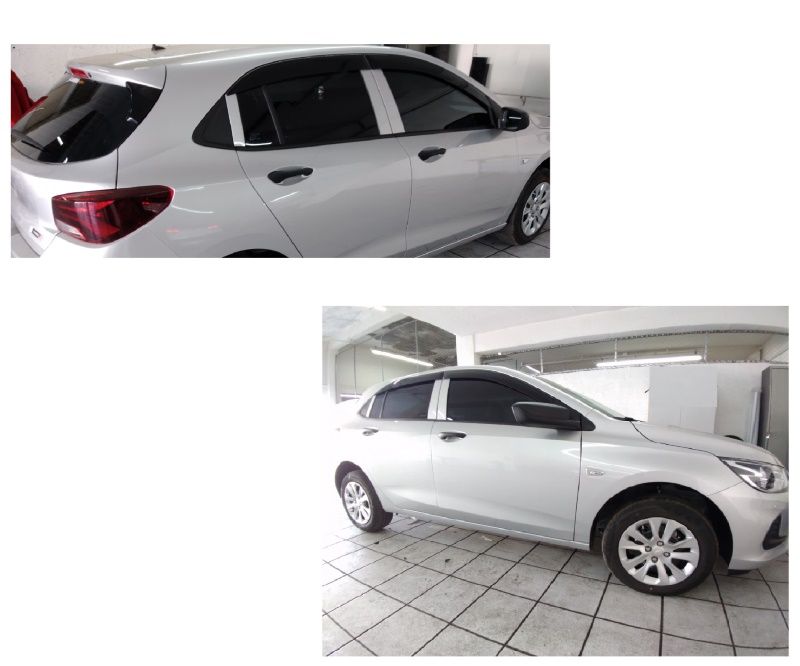 Calha de Chuva 4P Onix Hatch 20/   Calha de Chuva 4P Onix Hatch 20/