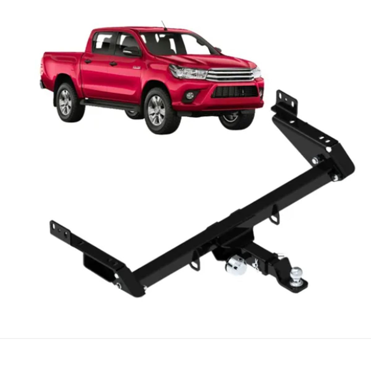 Engate Removível Hilux 2005 a 2025 - 350... Engate Removível Hilux 2005 a 2025 - 350...