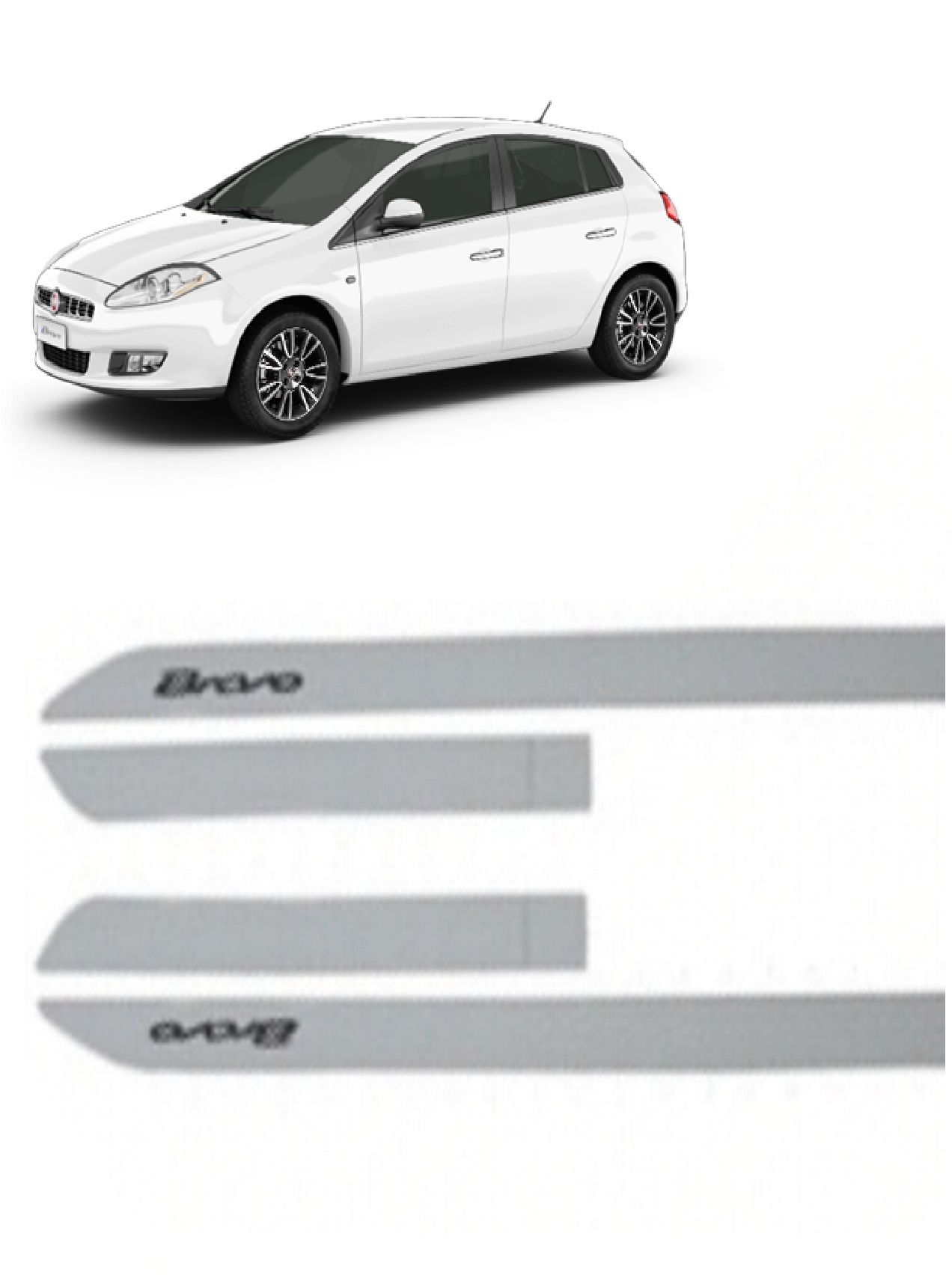 Friso Lateral Bravo Branco Kalahari +SL* Friso Lateral Bravo Branco Kalahari +SL*