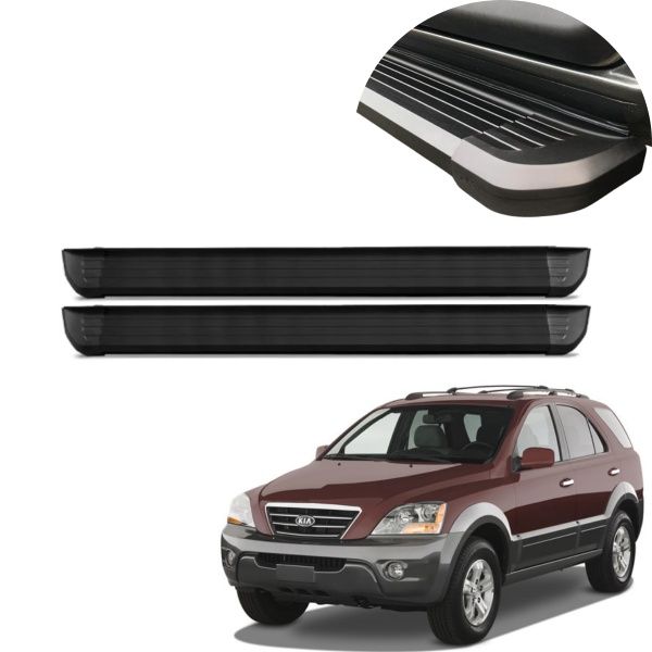 Estribo Alumínio Preto Sorento 2004 até 2...