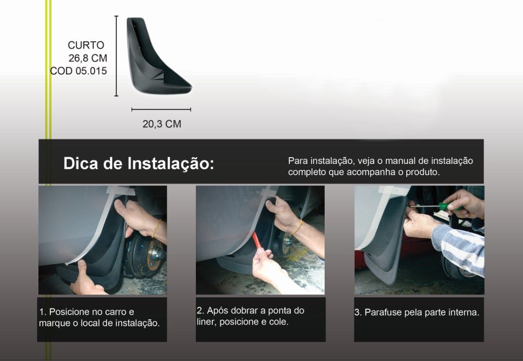 Apara-Barro Universal Curto Preto Todos* Apara-Barro Universal Curto Preto Todos*